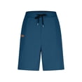 thumbnail image 5 of Havenre Men's Casual Cotton Shorts Summer Beach Vacation Short Pants Lightweight Drawstring Elastic Waist Chino Golf Shorts with Pockets Blue S, 5 of 10