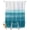 White Turquoise, variant on Split Shower Curtain for Transfer Bench, Turquoise White Ombre Fabric Shower Curtains for Bathroom, Modern Country Abstract Stripes Tub Sliding Transfer Bench Waterproof Bath Curtains 72"x96"