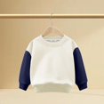 thumbnail image 6 of StSilkitty Boys Girls Long Sleeve Sweatshirts Color Block Crewneck Pullover Tops Fall Winter Warm Clothes Size 2-12, 6 of 9