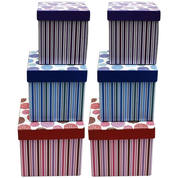 Alef Elegant Decorative Themed Nesting Gift Boxes 3 Boxes Nesting