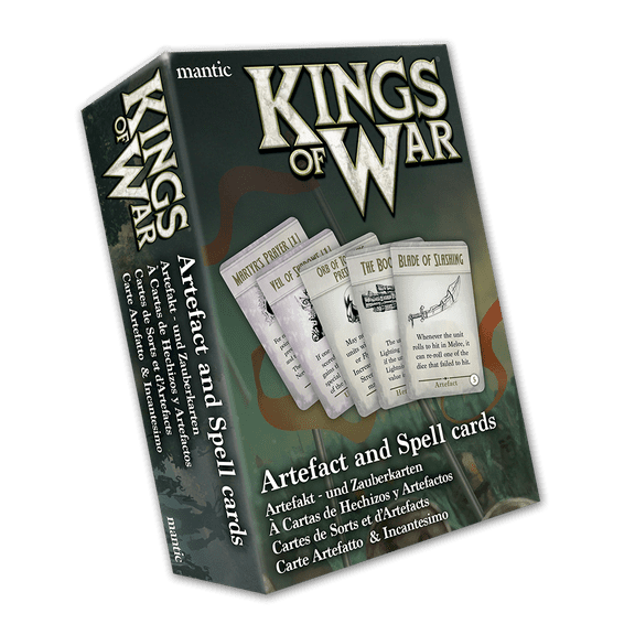 Kings of War Spell & Artefact Cards (2022)