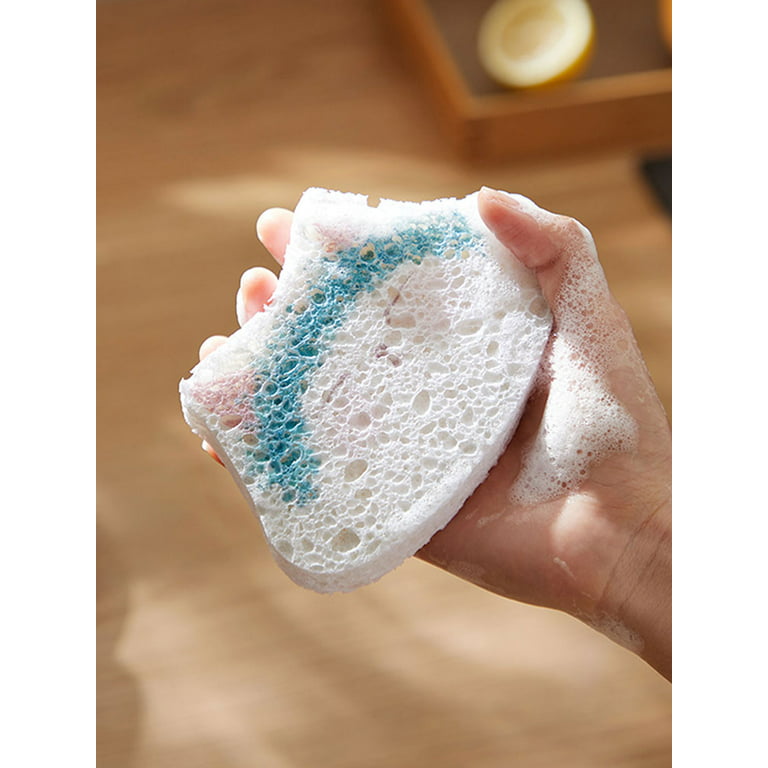 Kitchen Sponge Cleaning Sponges Soft Household Non-Abrasive Scouring Pad 