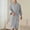 01 Gray, variant on Men's Pajama Set Waffle Lightweight Spa Knit Shawl Hotel Bathrobe Summer Soft Knee Length Sleepwear