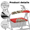thumbnail image 5 of HELLHERO Cucumber Rollator Walker Seat Covers & Seat and Backrest Covers for Street Scenes and Travel Stain Proof Reusable Soft Easy Install, 5 of 7