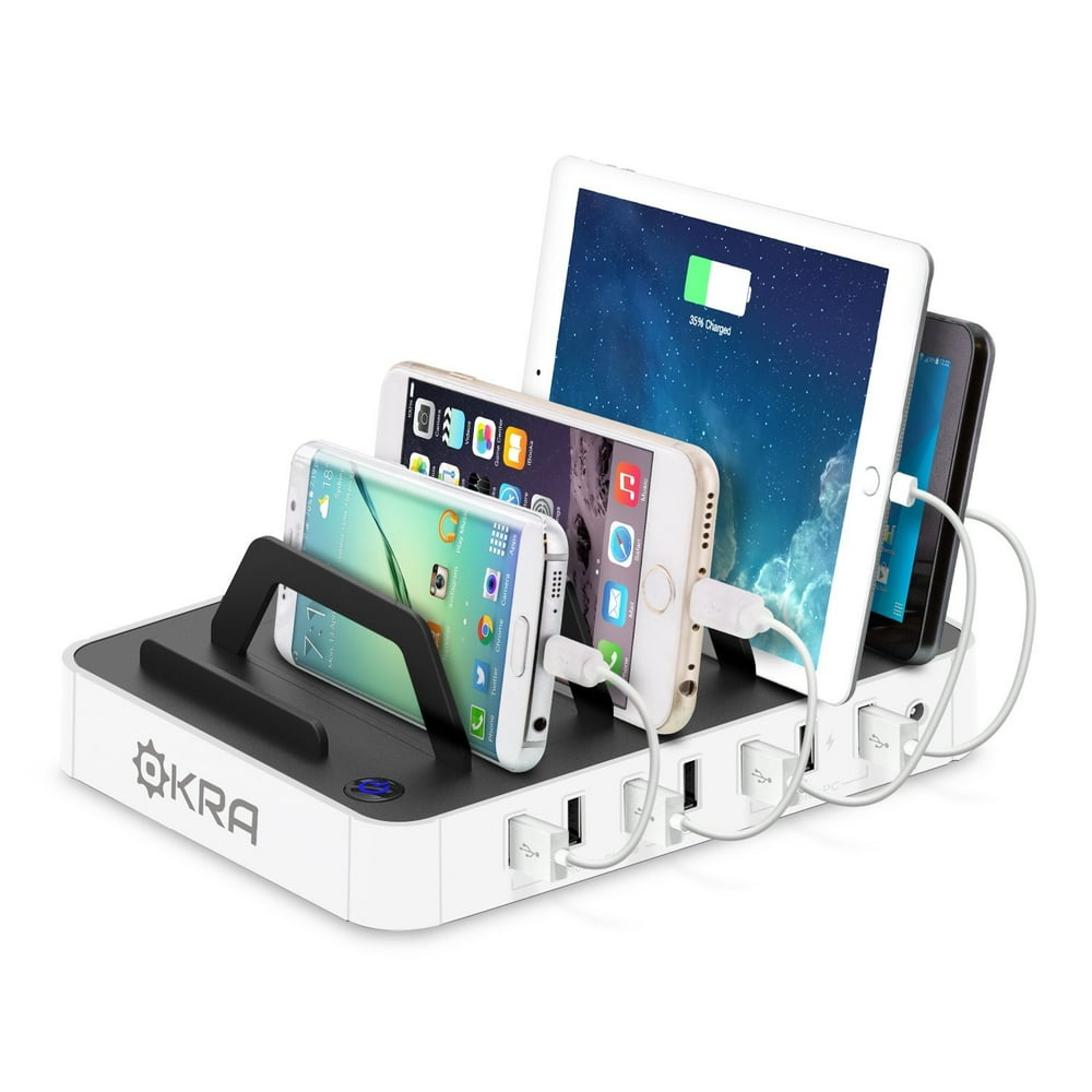 7Port Hub USB Desktop Universal Charging Station Multi Device Dock for