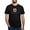 Black, variant on - Delta Tau Delta Full Color Stacked Signature T Shirt - Mens Tri-blend T-Shirt