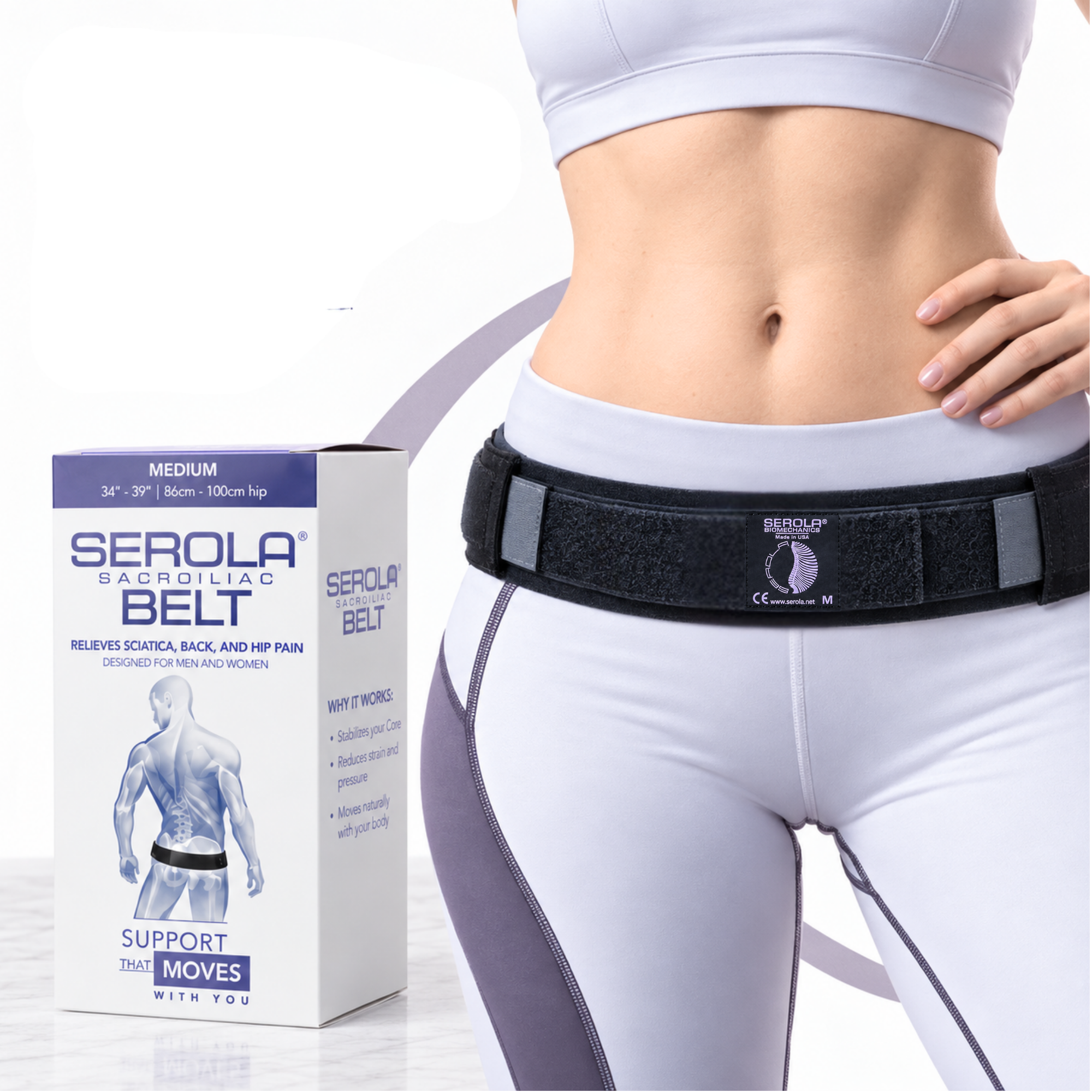 Serola Sacroiliac Belt, Medium