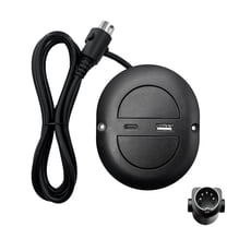 Oval 2 Button 5 Pin Switch Remote Control Replacement with USB and Blue ...