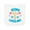 AA-White, variant on Inktastic Easter Jesus Loves Me with Cross and Flowers Baby Terry Cloth Bib
