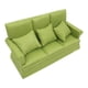 thumbnail image 1 of 1:12 Mini casa de muñecas sala de estar cocina decoración sofá con tres almohadas Wmkox8yii  fhajkh2359, 1 of 3