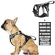 thumbnail image 1 of Chaleco para perros de servicio WINSEE, arnés sin tirones con 7 parches, negro, 1 of 8