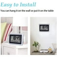 UMEXUS Digital Wall Clocks, 9'' Large Display Atomic Clock with Indoor