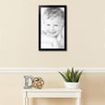thumbnail image 3 of ArtToFrames 14" x 24" Satin Black Bull Nose Picture Frame, 14x24 inch Black Wood Poster Frame (WOM-1417), 3 of 7