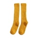 thumbnail image 1 of Calcetines de felpa coral para mujer, hasta la mitad de la pantorrilla: cálidos, con parte superior elástica, para llevar en casa en invierno, poliéster, talla única, 1 of 3