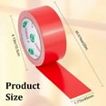 thumbnail image 2 of 1.8in x 65.6ft Bookbinding Repair Tape Red Fabric Tape Adhesive Duct Tape Safe Cloth Library Book Seam Sealing Hinging Craft Tape for Webbing Repair Camouflage, 2 of 8