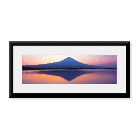Framed Art Print, Mt Fuji Shizuoka Japan by Panoramic Images, 25-7/8" x 9-7/8"