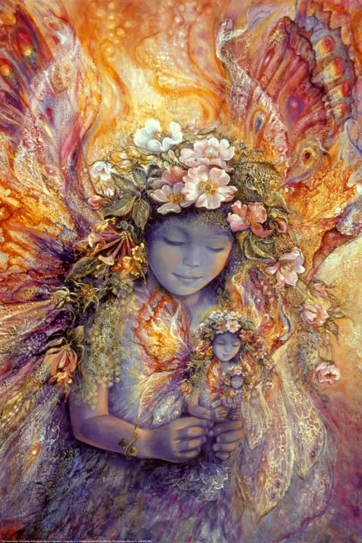The Fairy's Fairy Poster By Josephine Wall 24x36