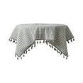 thumbnail image 2 of Twfbrm Table Cloth Tassel Cotton Linen Table Cover for Kitchen Dinning Wrinkle Free Table Cloths, 2 of 7