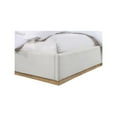 thumbnail image 5 of Meridian Furniture Alfie Cream Linen Textured Fabric Queen Bed, 5 of 8