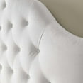 thumbnail image 2 of Modway Sovereign Queen Diamond Tufted Performance Velvet Headboard in White, 2 of 7