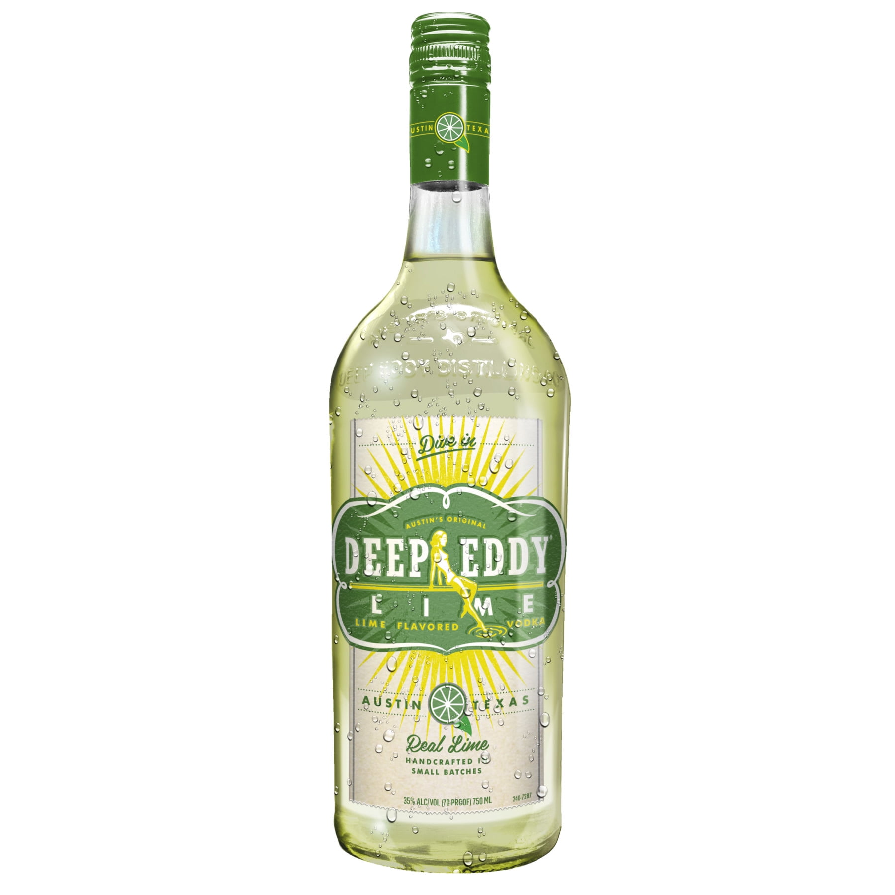 Deep Eddy Lime Flavored Vodka, 750 ml Bottle, 35% ABV