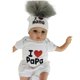 thumbnail image 2 of Gorros de algodón con pompón para niña recién nacida, accesorios para fotos, i love mama papa, gorro de niño niña para niño, gorro infantil, 2 of 4