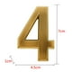 thumbnail image 5 of 2 placas para puerta, letreros de dirección, etiquetas con número de buzón, para casa, hotel, 4 6, 5 of 9