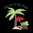 thumbnail image 3 of CafePress - Take Me To The Ocean Pajamas - Women's Dark Pajamas, 3 of 4