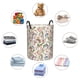 thumbnail image 4 of Fotbe Floral Cesto de Ropa con Asas, Cesto Impermeable de Gran Capacidad, Bolsa de Lavado para Dormitorio, Cesto de Ropa con Ruedas y Asas-Small, 4 of 6