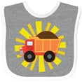 thumbnail image 3 of Inktastic Truck Construction Boys Boys or Girls Baby Bib, 3 of 4
