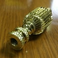 thumbnail image 2 of Royal Designs, Inc. Button Lamp Finial for Lamp Shade, F-5007PB-1, Polished Brass, Single, 2 of 4