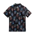 thumbnail image 4 of Camisetas de verano a la moda para hombre, con estampado 3D de medusas hawaianas, cómodas, informales, con botones, de manga corta, para playa, de gran tamaño, 4 of 5