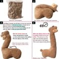 thumbnail image 2 of Almohada corporal HUOGUO Llama Alpaca Peluche con forma de animal de peluche, 1,3 kg, 2 of 4