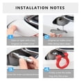 thumbnail image 3 of Car Style Racing Tow Trailer Hooks Front Rear Towing Bars Billet Aluminum Black Red Gold Green Blue ,Dependable Strength, 3 of 6