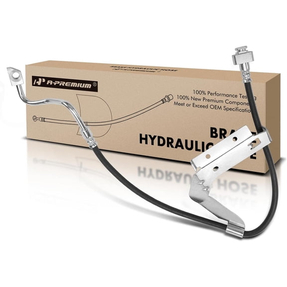 A-Premium Front Driver Brake Hydraulic Hose Compatible with Select Ford Models - F-250 F250/F-350 F350/F-450 F450/F-550 F550 Super Duty, 2011-2012 - Replace# BC3Z2078C