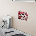 thumbnail image 5 of Yayeee Toggle Light Switch Wall Plate 3-Gang 6.37"x4.48" Decorative Outlet Cover, Pink and Red Flowers, 5 of 7