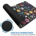 thumbnail image 6 of Long Mouse Pads for Desk,Pioneer Flower Floral Print Pattern Desk Mats on Top Of Desks, Desk Mouse Pad Extra Large with 3mm Non-Slip Base and Stitched Edge for Gaming,Office,Work,Home 35.4"x15.7", 6 of 6