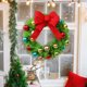 thumbnail image 1 of Ireezec Whimsical Crooked Neck Christmas Tree Set with Wreath, Festive Holiday Decor for Home Office Party Indoor Outdoor Décorations, Artificial Potted Xmas Tree for Seasonal Celebration and Gifting, 1 of 8