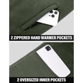 thumbnail image 5 of Pioneer Camp Men's Polar Fleece Sherpa Lined Jacket Warm Full Zip Up Thick Jacket Soft Outwear Winter Coat with Zipper Pocket, 5 of 6