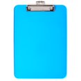 thumbnail image 2 of Charles Leonard Plastic Clipboard, Letter, Neon Blue, 6 Count, 2 of 2