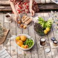 thumbnail image 4 of Transparent Three-layer Quick Draining Fruit Basket Plate Home Detachable Plastic Vegetable Storage Tray for Kitchen Balcony Living Room, 4 of 9
