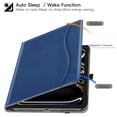 thumbnail image 5 of Case for New iPad Pro 11 Inch Case 2024 5th Generation M4, Premium PU Leather Cover with Auto Wake/Sleep, Multiple View Angles, Navy Blue, 5 of 8
