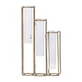 thumbnail image 2 of A and B Home A&B Home Goldtone Metal and Glass Vase, 2 of 3