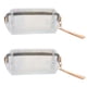 thumbnail image 1 of Bolsa cosmética de viaje a prueba de salpicaduras de 2 piezas Bolsa de brillo cosmético transparente (plata), 1 of 5