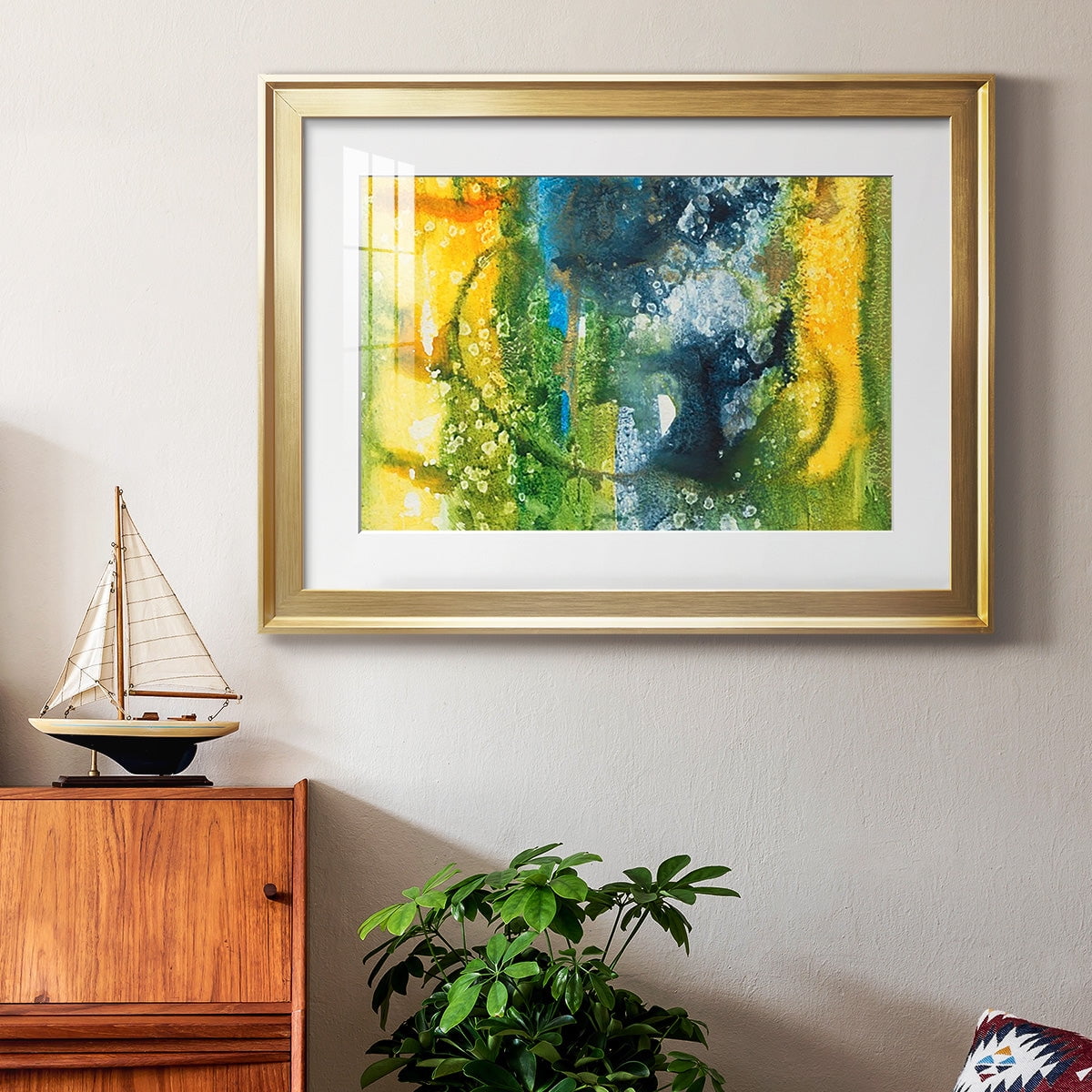 Aquatic Energy III Premium Framed Print - Ready to Hang