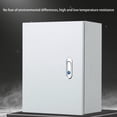 thumbnail image 5 of Outdoor Stainless Steel Electrical Enclosure Box Electrical Project Box Weatherproof Photovoltaic Distribution Box Control Box Wall-Mounted Universal Electrical Project Box, 5 of 6