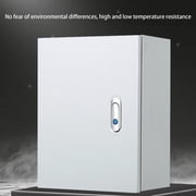 Outdoor Stainless Steel Electrical Enclosure Box Electrical Project Box Weatherproof Photovoltaic Distribution Box Control Box Wall-Mounted Universal Electrical Project Box