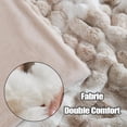 thumbnail image 4 of CNKOO Winter Thickened Bubble Velvet  -Like Plush Thickened  Office Sofa  - Pink, 4 of 5