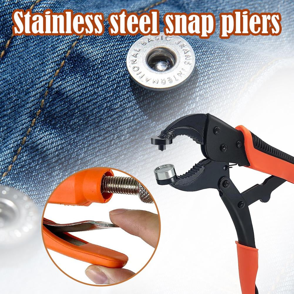 VOPPV 20 Sets Snap Fastener Tool Kit Heavy Duty Snap Button Tool Kit New O7 K8N3