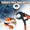 thumbnail image 3 of Heavy Duty Snap Fastener Tool, Snap Setter Tool Kit With, Adjustable Setter Snap Kit, Snaps Installation Canvas For Boat Cover snaps pliers snaps For fastener snap cover pliers fasteners snap, 3 of 9